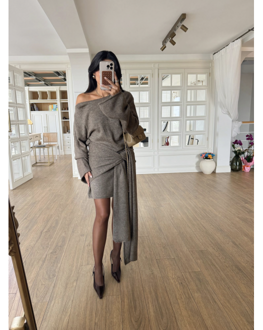 MINI KNIT HALJINA BROWN